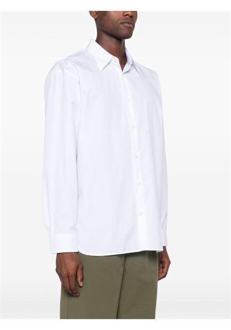 Camicia a maniche lunghe croom in bianco Dries Van Noten - uomo DRIES VAN NOTEN | 2420207079294001